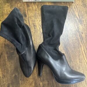 Gianni Bini Black GoGo boots ASO One Tree Hill Rachel Gatina 6.5M